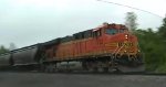 BNSF grain train DPU